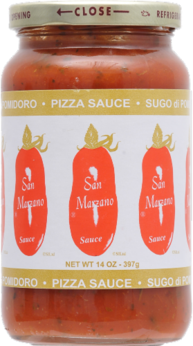 San Marzano Pizza Sauce Perspective: front