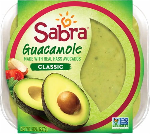 Sabra Classic Guacamole 8 oz Perspective: front