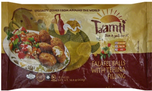 Ta'amti Falafel Balls With Tehina Filling Perspective: front