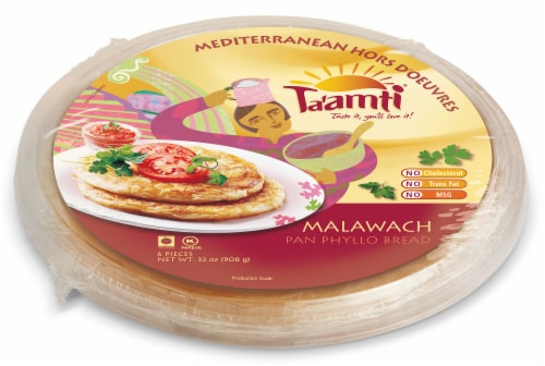 Ta'amti Malawach Pan Phyllo Bread Perspective: front