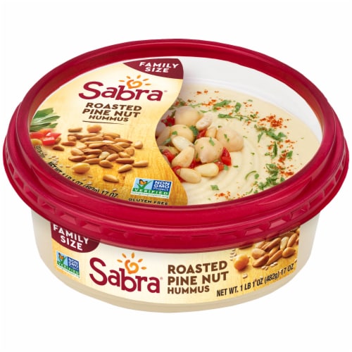 Sabra Roasted Pine Nut Hummus 17 oz Perspective: front
