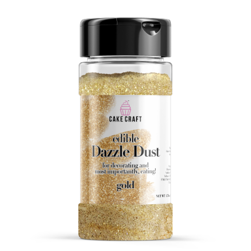 Cake Craft Edible Dazzle Dust - Gold Perspective: front