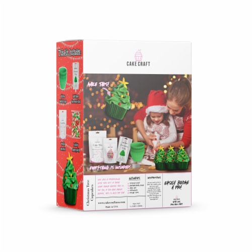 Cake Craft Christmas Tree Cupcake Kit, 1.5 lbs - Kroger