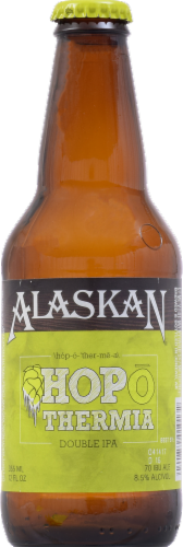Alaskan Brewing Co. Hopothermia Double IPA Perspective: front