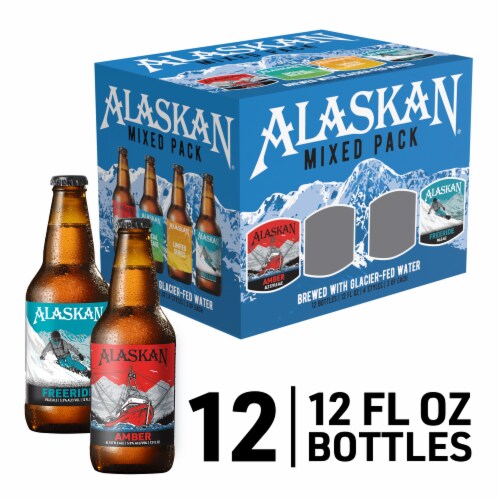 Alaskan Brewing Co. A Taste of Alaska Beer Sampler Perspective: front