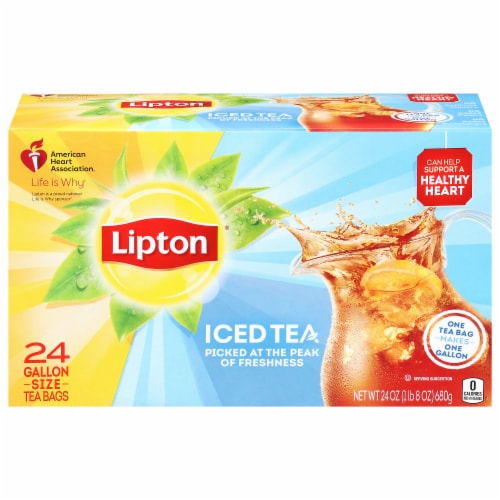 Lipton® Iced Tea Gallon Size Tea Bags Perspective: front