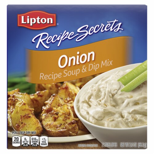 Lipton® Recipe Secrets® Onion Soup & Dip Mix Perspective: front