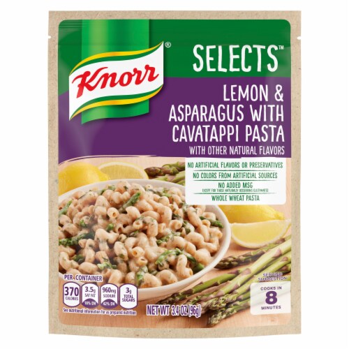 Download Knorr Selects Lemon Asparagus With Cavatappi Pasta 3 4 Oz Kroger