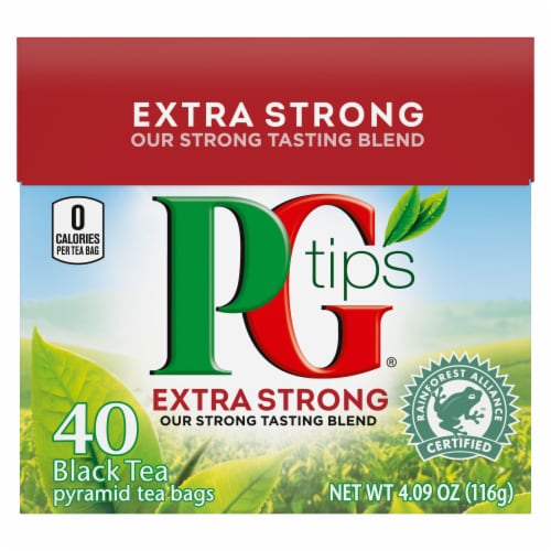 PG Tips® Extra Strong Black Tea Pyramid Bags, 40 ct - Fry's Food Stores