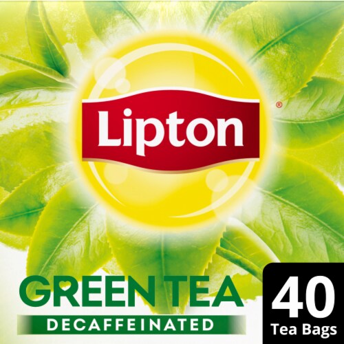 Lipton® Decaffeinated Green Tea Bags Perspective: front