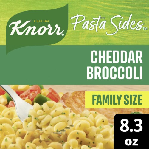 Knorr Cheddar Broccoli Pasta Sides Family Size Perspective: front