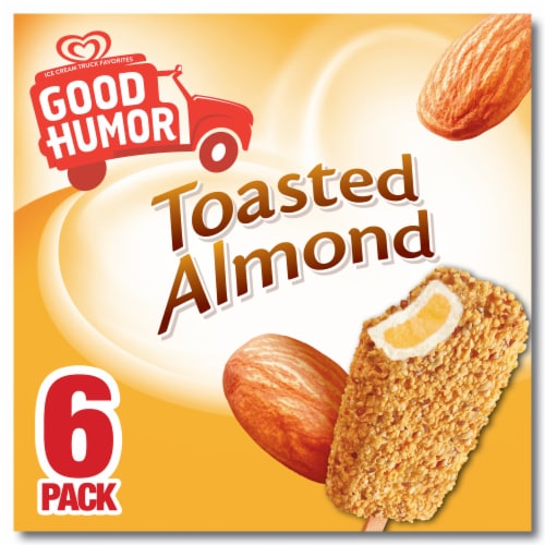 Good Humor™ Toasted Almond Frozen Dessert Bars, 6 ct / 3 fl oz - Mariano's