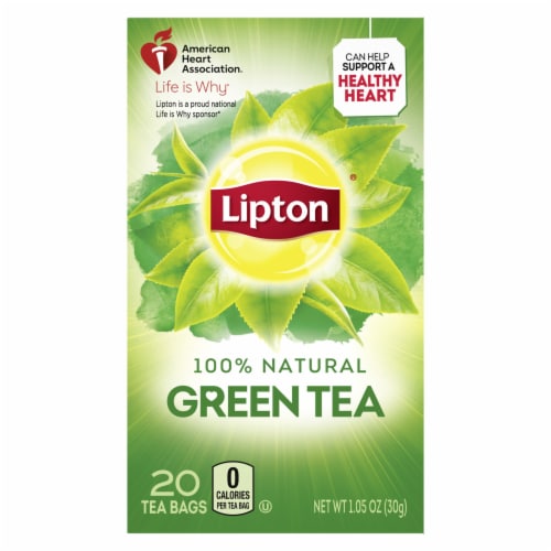 Lipton® Natural Green Tea Bags Perspective: front