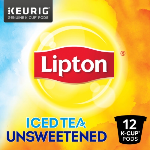 Lipton Unsweetened Iced Tea Single Serve Keurig K-Cup® Pods - 24/Box