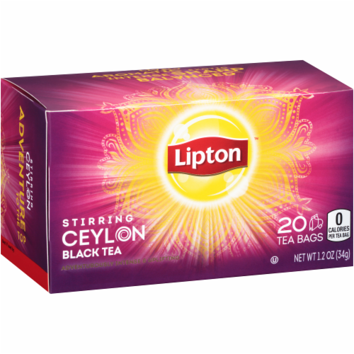 Lipton Stirring Ceylon Black Tea 20 Ct Jay C Food Stores