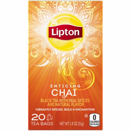 Lipton Enticing Chai Black Tea Perspective: front