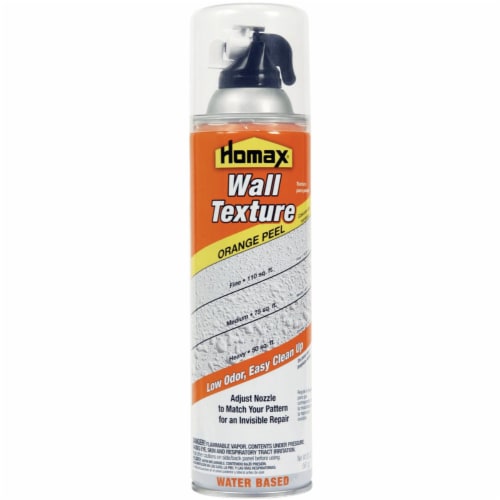 Homax® Orange Peel Water-Based Wall Texture Aerosol Spray - White Perspective: front