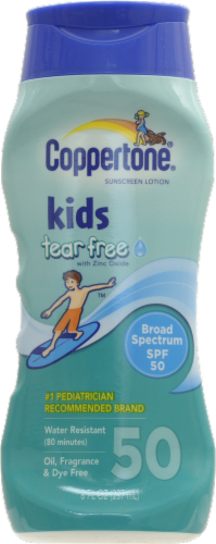 Coppertone Kids Pure & Simple Sunscreen Lotion SPF 50 Perspective: front