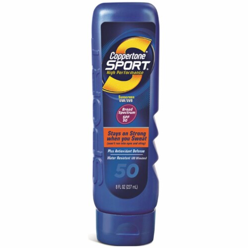 Merck CT00537 Coppertone Sport Spf50 8 Oz Sun Care Perspective: front