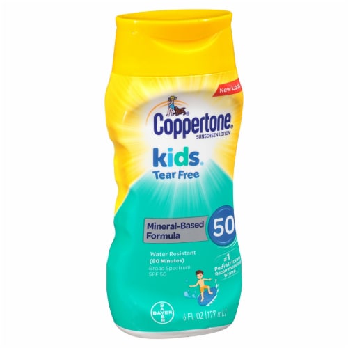 Coppertone Kids Tear Free Sunscreen Lotion SPF 50 Perspective: front