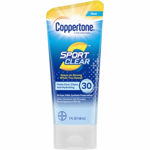 Coppertone Sport Clear Sunscreen SPF 30 Perspective: front