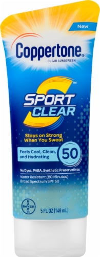 Coppertone Sport Clear Clear Sunscreen Lotion SPF 50 Perspective: front