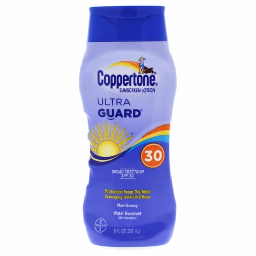 Coppertone Ultra Guard Sunscreen Lotion SPF 30 Perspective: front