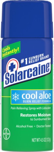 Solarcaine® Cool Aloe Spray Can Perspective: front