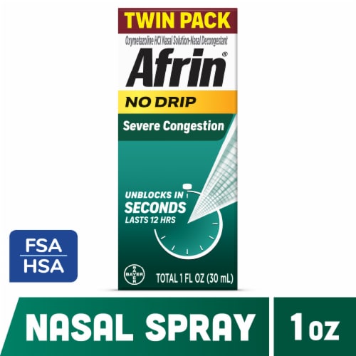 Afrin® Severe Congestion Pump Mist Twin Pack Perspective: front