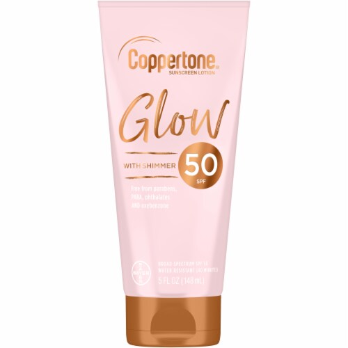 Coppertone Glow Sunscreen Lotion SPF 50 Perspective: front