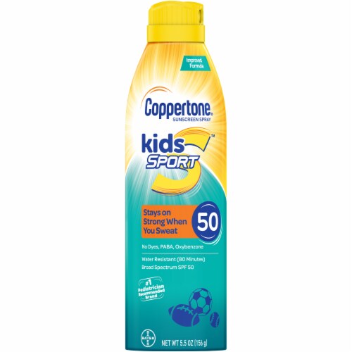 Coppertone Kids Clear Cool Blue Tint Sunscreen SPF 50 Perspective: front