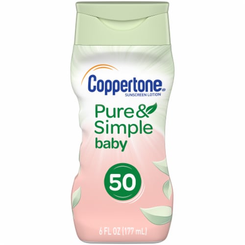Coppertone Pure & Simply Baby Sunscreen Lotion SPF 50 Perspective: front