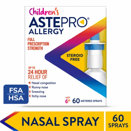 Children's Astepro 24hr Allergy Relief Nasal Spray Azelastine HCI Perspective: front