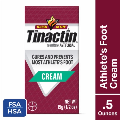 Tinactin® Tough Actin® Anti-Fungal Athlete's Foot Cream Perspective: front