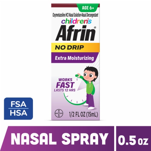 Afrin® Kids No Drip Stuffy Nose Pump Mist Perspective: front