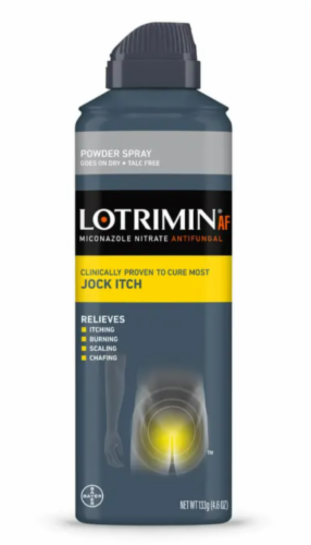 Lotrimin® AF Jock Itch Relief Powder Spray Perspective: front