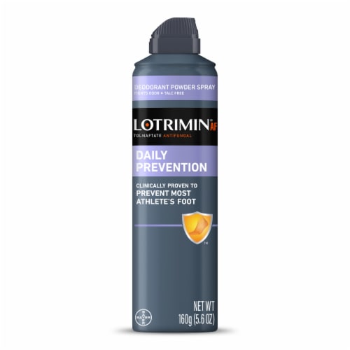 Lotrimin® Antifungal Daily Prevention Deodorant Powder Spray Perspective: front