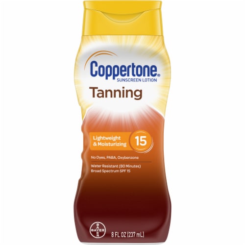 Coppertone® Tanning Sunscreen Lotion SPF 15 Perspective: front