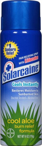Solarcaine® Cool Aloe Pain Relieving Spray Perspective: front
