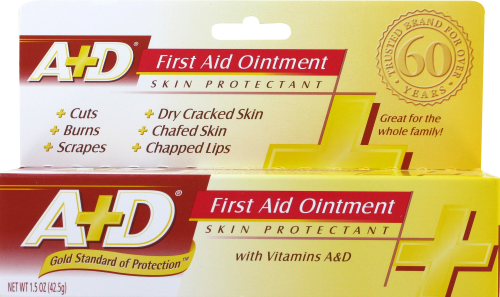 A+D First Aid Ointment Perspective: front