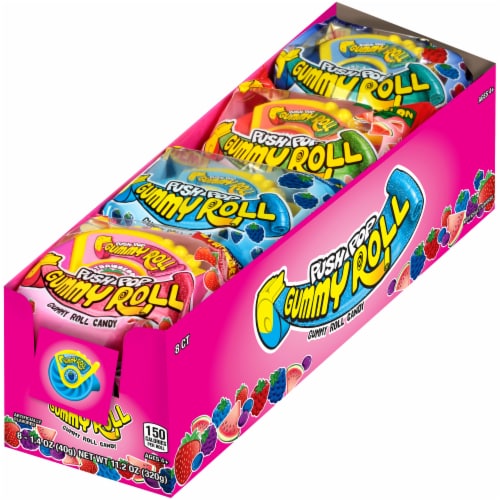 Push pop gummy shop roll