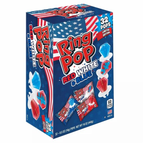 Red white shop blue ring