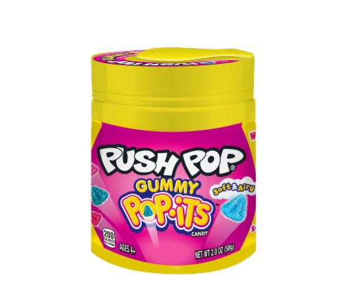 Push Pop® Gummy Pop-Its Candy Perspective: front