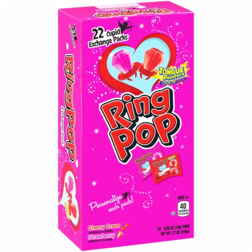 Ring Pop Friendship Exchange Valentine Variety Pack Perspective: front