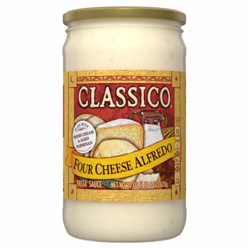 Classico® Four Cheese Alfredo Pasta Sauce Perspective: front