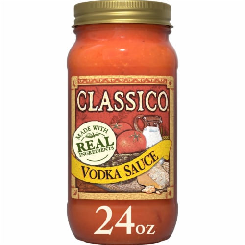 Classico Vodka Sauce Spaghetti Pasta Sauce Perspective: front