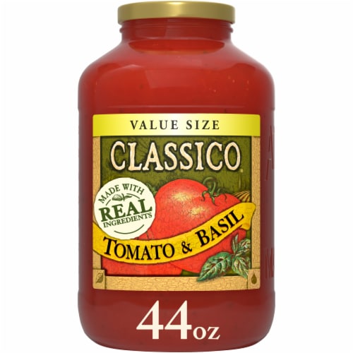 Classico Tomato & Basil Pasta Sauce Value Size Perspective: front