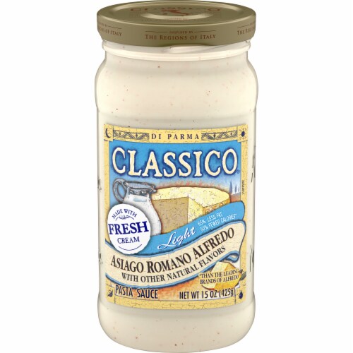 Classico Light Asiago Romano Alfredo Pasta Sauce 15 Oz King Soopers