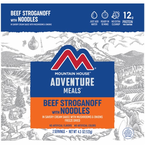 Mountain House® Adventure Meals™ Freeze Dried Beef Stroganoff with Noddles Perspective: front