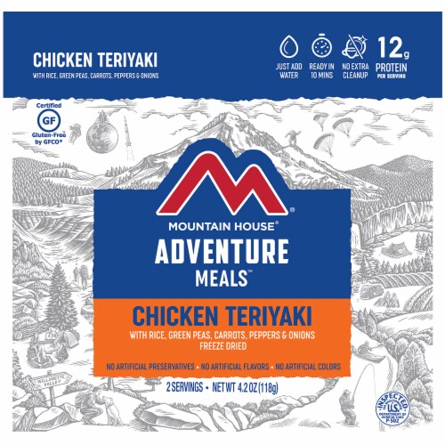 Mountain House® Chicken Teriyaki Adventure Meal Perspective: front